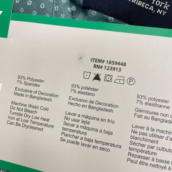 NEW Jachs New York Men's XL Short Sleeved Shirt Light Blue & White Dotted - Picture 9 of 10